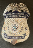 Replica Homeland Security Investigations HSI Department of Homeland Security metal insignia souvenir badge - Badgecollection