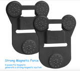 Body Camera Magnet Mount, BWC magnet mount, Magnets Optional, Universal Magnetic Suction Back Clip, Make from Black Silica, Stick to Clothes for Universal All Brand Body Camera - Badgecollection