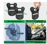 Body Camera Magnet Mount, BWC magnet mount, Magnets Optional, Universal Magnetic Suction Back Clip, Make from Black Silica, Stick to Clothes for Universal All Brand Body Camera - Badgecollection