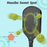 IANONI Premium New Shape 100% Full Carbon Pickleball Paddle free international economic shipping - Badgecollection