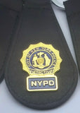 NYPD Badge Keychain - Genuine Leather - Badgecollection