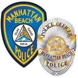 MANHATTAN BEACH POLICE REPLICA BADGE Customized badges - Badgecollection