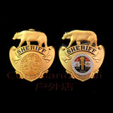 California County of Los Angeles Sheriff Cap Badge – Authentic Replica for Law Enforcement Fans - Badgecollection