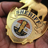 California County of Los Angeles Sheriff Cap Badge – Authentic Replica for Law Enforcement Fans - Badgecollection