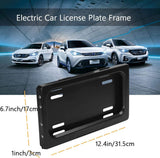 License Plate Flipper Electric Automobile Auto Car License Plate Frame holder/plate holder suitable for U.S. Esay to Install - Badgecollection