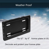 License Plate Flipper Electric Automobile Auto Car License Plate Frame holder/plate holder suitable for U.S. Esay to Install - Badgecollection