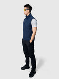 Men's Stand Collar Double-Sided Wear Fleece Tooling Vest, Thickened Warm American Casual Outdoor Sleeveless Gilet for Spring Autumn - Badgecollection