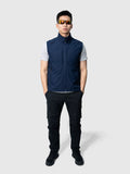 Men's Stand Collar Double-Sided Wear Fleece Tooling Vest, Thickened Warm American Casual Outdoor Sleeveless Gilet for Spring Autumn - Badgecollection