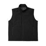 Men's Stand Collar Double-Sided Wear Fleece Tooling Vest, Thickened Warm American Casual Outdoor Sleeveless Gilet for Spring Autumn - Badgecollection