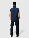 Men's Stand Collar Double-Sided Wear Fleece Tooling Vest, Thickened Warm American Casual Outdoor Sleeveless Gilet for Spring Autumn - Badgecollection