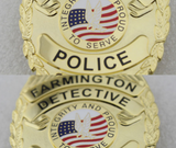 2019 brand new emblem of FARMINGTON metal insignia souvenir badge - Badgecollection