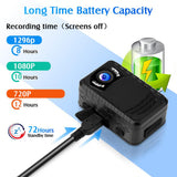 BOBLOV N9 Mini Body Camera Full HD 1296P Body Mounted Camera Small Portable Night Vision Police Body Cam 128GB/258GB mini camera - Badgecollection