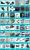 5LED 2Laser Bike Lights generator turn signals smart lamp headlight zoomable Cycling At Night Safe set Bicycle Seatpost YiSeLei - Badgecollection
