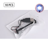 10pcs Traffic Street Light City Building Blocks Bricks USB Port And LED Light Kit USB Hub Light Sensing Auto Switch fit lego - Badgecollection