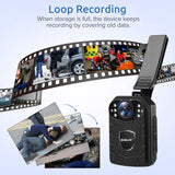 BOBLOV Mini Camera 1296P Full HD Police Camera Digital Video Recorder Dashcam Body Cam Camcorder Wide Angle Small DVR Camera - Badgecollection