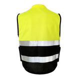 High Visibility Security Reflective Vest Pockets Design Reflective Vest Outdoor Traffic Safety Cycling Wear - Badgecollection
