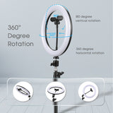 Selfie Ring Light Photography Light Led Rim Of Lamp With Mobile Holder Large Tripod Stand For Tik Youtube Tiktok Tok Ringlight - Badgecollection