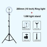 Selfie Ring Light Photography Light Led Rim Of Lamp With Mobile Holder Large Tripod Stand For Tik Youtube Tiktok Tok Ringlight - Badgecollection
