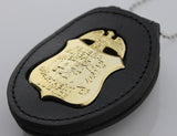 US FBI BADGE  DEPARTMENT OF JUSTICE BADGE  full size  5.2cmX7.3cm - Badgecollection