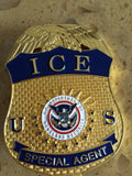 Replica police cop metal badge high quality US homeoland department ICE SPECIAL AGENT metal insignia badges - Badgecollection