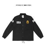 U.S.DEA Tactical Coach Jacket Men Identify Coat Loose ATF  in Spring and Autumn - Badgecollection