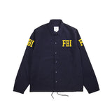 FBI identification clotheing coach jacket ruffian handsome coat men skateboard frock windbreaker spring and autumn season - Badgecollection