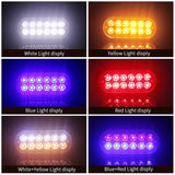 2pcs Led Strobe Warning Light Cheap Strobe Grille Flashing Lightbar Truck Car Beacon Lamp Amber Traffic Light 12V 24V Car Light - Badgecollection