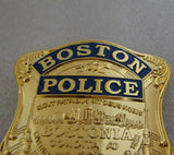 Boston Police Department metal Badge detective\police officer free shipping gold - Badgecollection