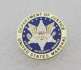 Us badge New York SHERIFF's collar pin badge NY Pure copper pair/DEPARTMENT JUSTICE MARSHAL/DEPARTMENT DEFENSE/MAGICAL PIN - Badgecollection