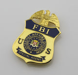 Replica police metal badge united States FBI special agent Insignia federal bureau investigation - Badgecollection